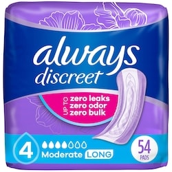 ALWAYS DISCREET PAD MODERATE LONG 54