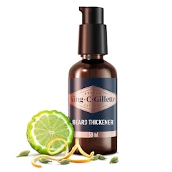 King C. Gillette Beard Thickener infused with caffeine