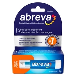 Abreva Cold Sore Treatment Cream Pump 2g
