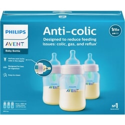 Avent Anti-colic Baby Bottle with AirFree Vent, 9oz, 3 pack