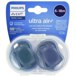 AVENT Ultra Air Pacifier 6-18m, deep opal / steel blue