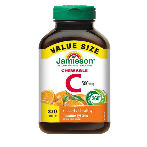 VITAMIN C CHEW TB MEGA 500MG 370 JAMIESON