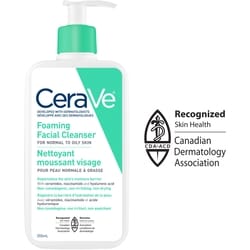 CERAVE Gentle Foaming Facial Cleanser For Oily Skin