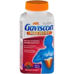 Gaviscon Max Relief Tablet Berry Blend 50