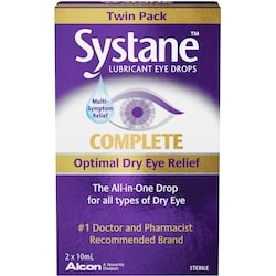 Systane® Complete Twin Lubricant Eye Drops 2X 10ml