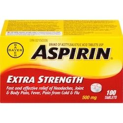 ASPIRIN Extra Strength 500mg