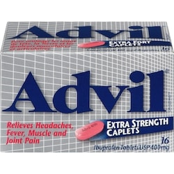 ADVIL Extra Strength Caplets (16 Count), 400 Mg Ibuprofen,