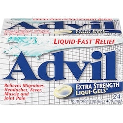 Advil Extra Strength Liqui-Gels for Headaches, Migraines, and Pain Relief, 400 mg Ibuprofen, 24 Count