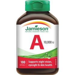VITAMIN A SOFTGEL 10000IU 100 JAMIESON