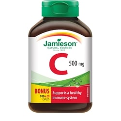 JAMIESON Vitamin C Caplets, 500 mg