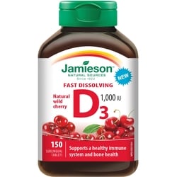 JAMIESON Vitamin D Fast Melt Cherry