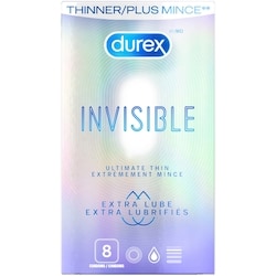 Durex Invisible Extra Thin, Extra Smooth Condoms