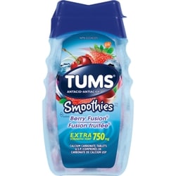 Tums Extra Strength Smoothie Berry Fusion 60 count 750mg