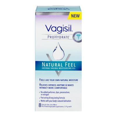 VAGISIL PROHYDRATE NATURAL FEEL 8 APP