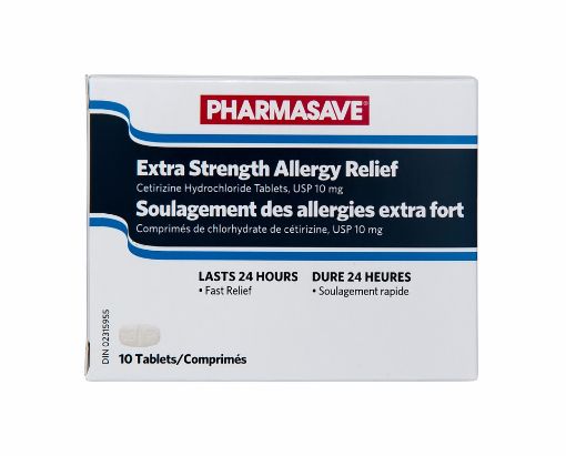 PHARMASAVE ALLERGY RELIEF EXTRA STRENGTH 10MG TABLETS 10S