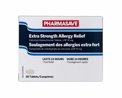 PHARMASAVE ALLERGY RELIEF EXTRA STRENGTH 10MG TABLETS 30S