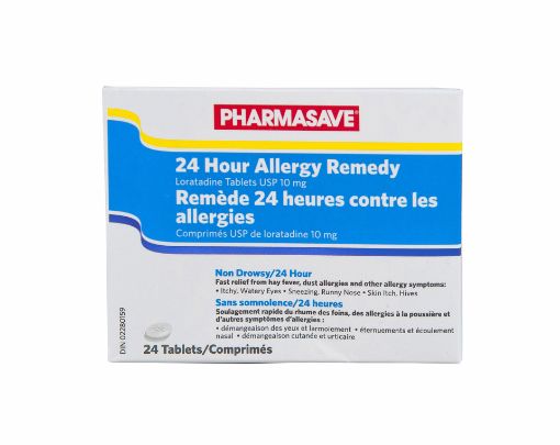 PHARMASAVE ALLERGY REMEDY 24HOUR 10MG TABLETS 24S
