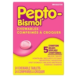 Pepto Bismol Chewable Tablets 24 ct
