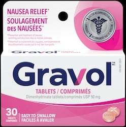 GRAVOL Easy to Swallow Tablets 50 mg 30pk