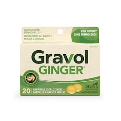 GRAVOL Ginger Natural Source Chewable Lozenges 20PK