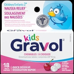GRAVOL Kids Quick Dissolve Chewable 15 mg 18PK