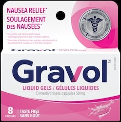 GRAVOL Liquid Gel Capsules 50 mg 8PK