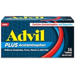 Advil Plus Acetaminophen Tablets 36