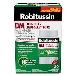 ROBITUSSIN DM LIQUI-GELS COUGH 20