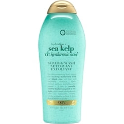 OGX BODY SCRUB & WASH SEA KELP & HYALURONIC ACID 577ML