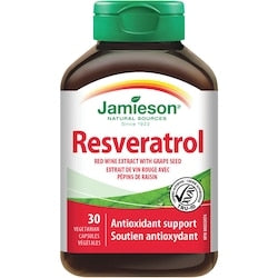 JAMIESON RESVERATROL RED WINE EXTRACT CAPS 30