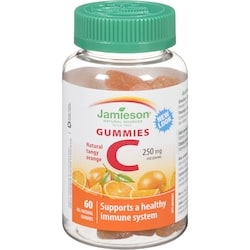 Vitamin C Gummies - Tangy Orange 250mg 60pk JAMIESON