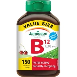 JAMIESON VITAMIN B12 1000MCG VALUE PK TB 150
