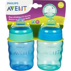 Avent My Easy Sippy Cup 9oz, Blue/Teal, 2pk,