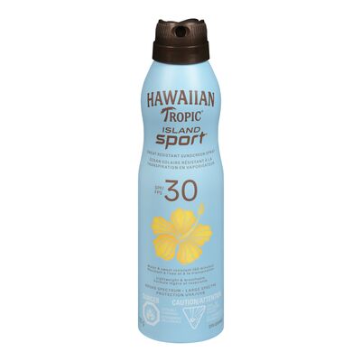 Hawaiian Tropic ISLAND SPORT® Sweat Resistant Sunscreen Spray, SPF 30