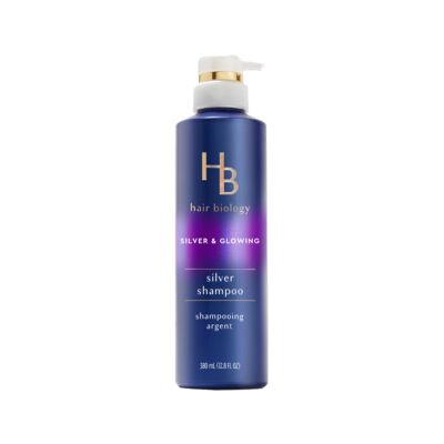 HAIR BIOLOGY Purple Violet Silver Shampoo For Gray or Blonde  380ML