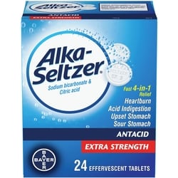 ALKA SELTZER Antacid Heartburn Relief Effervescent Tablets