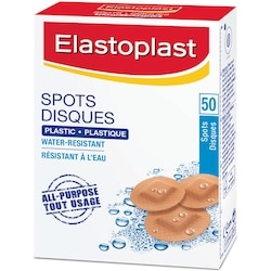 ELASTOPLAST Spots Plastic Adhesive Bandages, 50 Spots