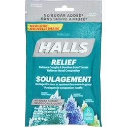 Halls Relief Mentho-Lyptus Assorted Mint 25, Cough Drops