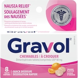 GRAVOL Quick Dissolve Chewable 50 mg 8pk