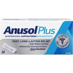 ANUSOL PLUS SUPPOSITORIES  24