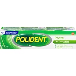 POLIDENT PASTE DAILY DENTURE CLEANSER - MINT 90ML