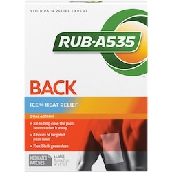 RUB A535 ICE TO HEAT DUAL ACTION PATCH BACK 4