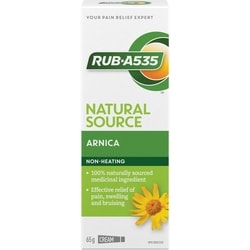 RUB A535 Natural Source Arnica Pain Relief Cream, Non-Heating