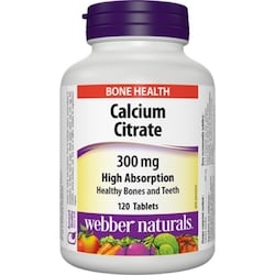 WEBBER Calcium Citrate High Absorption 300 mg 120