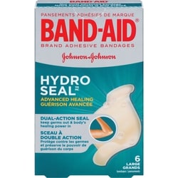 BAND AID Hydro Seal Hydrocolloid Bandages, Large
