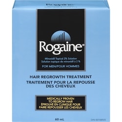 ROGAINE Men's 2% Minoxidil Solution Hair Loss and Regrowth Treatment