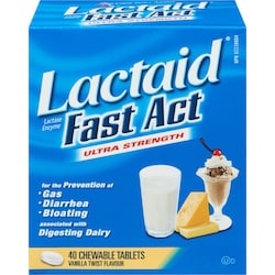 LACTAID Fast Acting Chewable Tablets 40