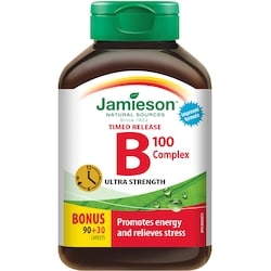 VITAMIN B 100 COMPLEX TIMED RELEASE CPLT 90+30 JAMIESON
