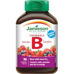 JAMIESON VITAMIN B COMPLEX CHEW TB 90