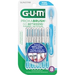 GUM Proxabrush Go-Betweens , Wide - 8ct